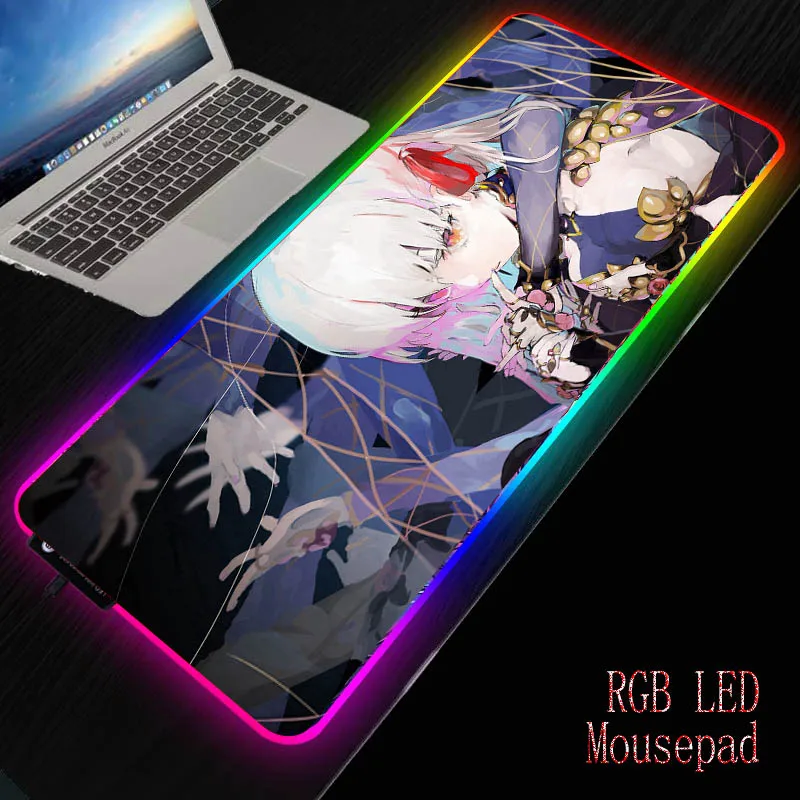 MRGBEST японский аниме бренд милый Кот коврик для мыши с изображением RGB 1 8 м USB