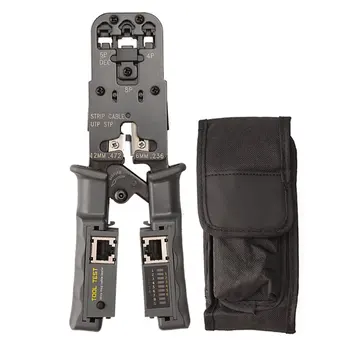 

3 in 1 Network Crimper Crimping Pliers Cable Tester Stripper Cutter Tools Fit RJ45 RJ12 8P 6P 4P Plugs multi-function Peeling