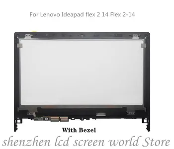 

14.0" LCD Touch Screen Digitizer Assembly For Lenovo Ideapad flex 2 14 Flex 2-14 1366x768 +Frame