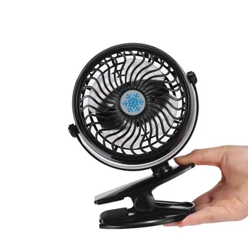 

Portable Cooling Mini USB Fan 360 Degree All-round Rotation Rechargeable Air Fan USB Charging Desktop Clip Fan for Office