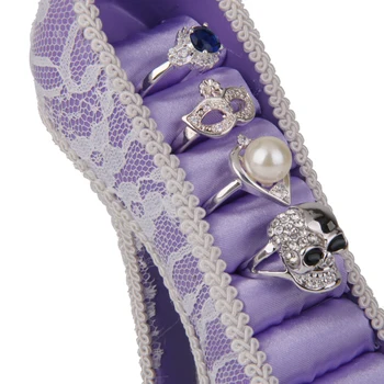 

High Heel Shoe Ring Holder Storage Jewelry Display Rack Organizer