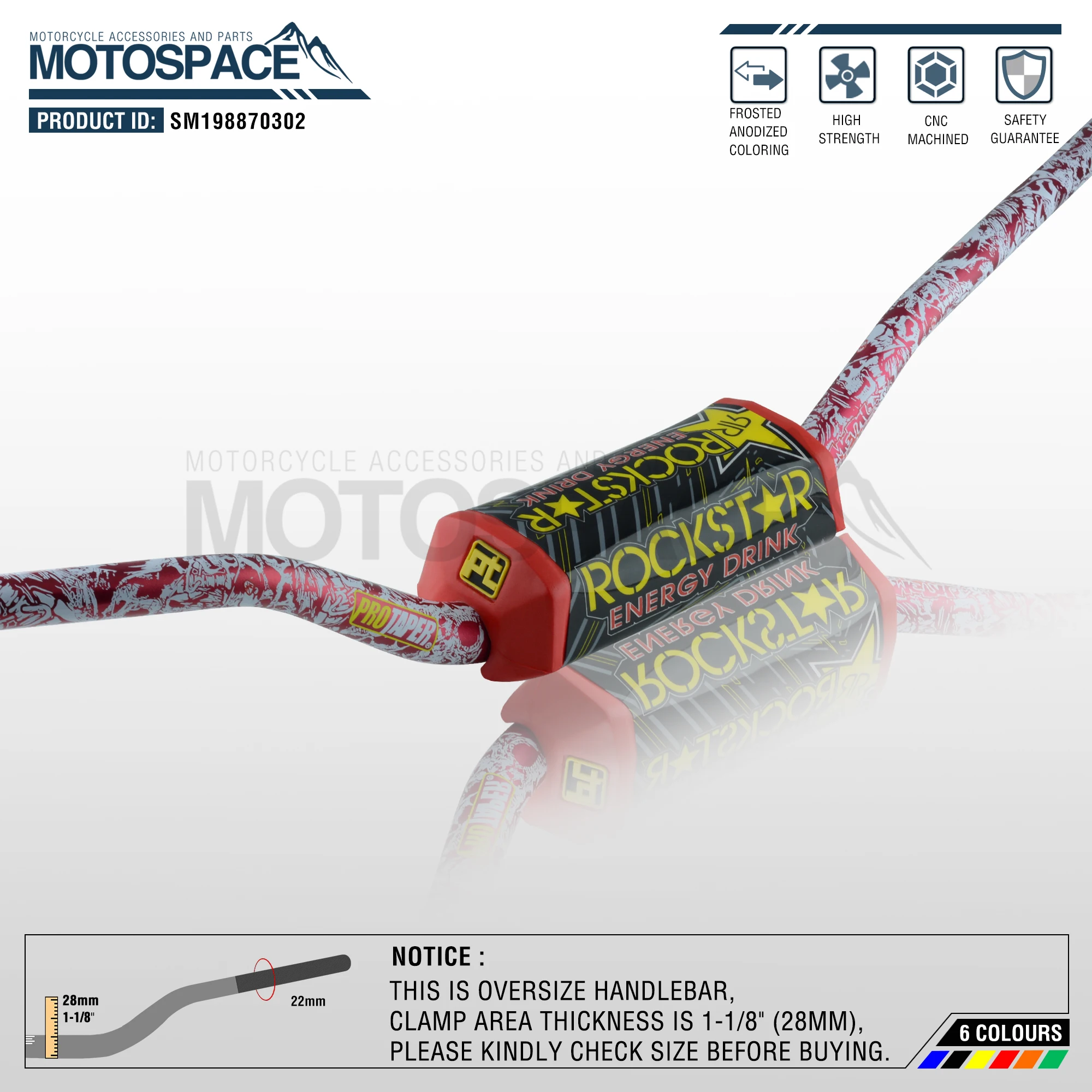 Руль для Pro Taper Pack Bar 1-1/" Mulisha ручка бар колодки Захваты Pit Pro Гонки Грязь велосипед ямы мотоцикл с адаптер cnc