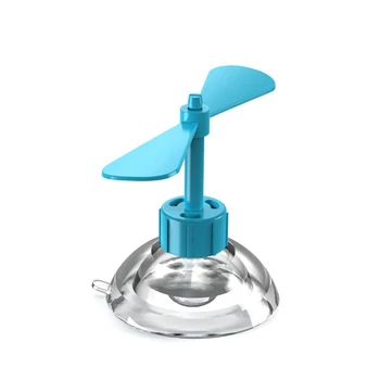 

Motorcycle Helmet Accessories DIY Fashion Horn Decoration Suction Cup Rotate Fan Helmet Decoration For Children Gifts