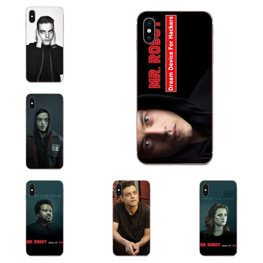 Soft TPU Stylish Case For Sony Xperia Z Z1 Z2 Z3 Z4 Z5 compact Mini M2 M4 M5 T3 E3 E5 XA XA1 XZ Premium Mr Robot Rami Said Malek | Мобильные
