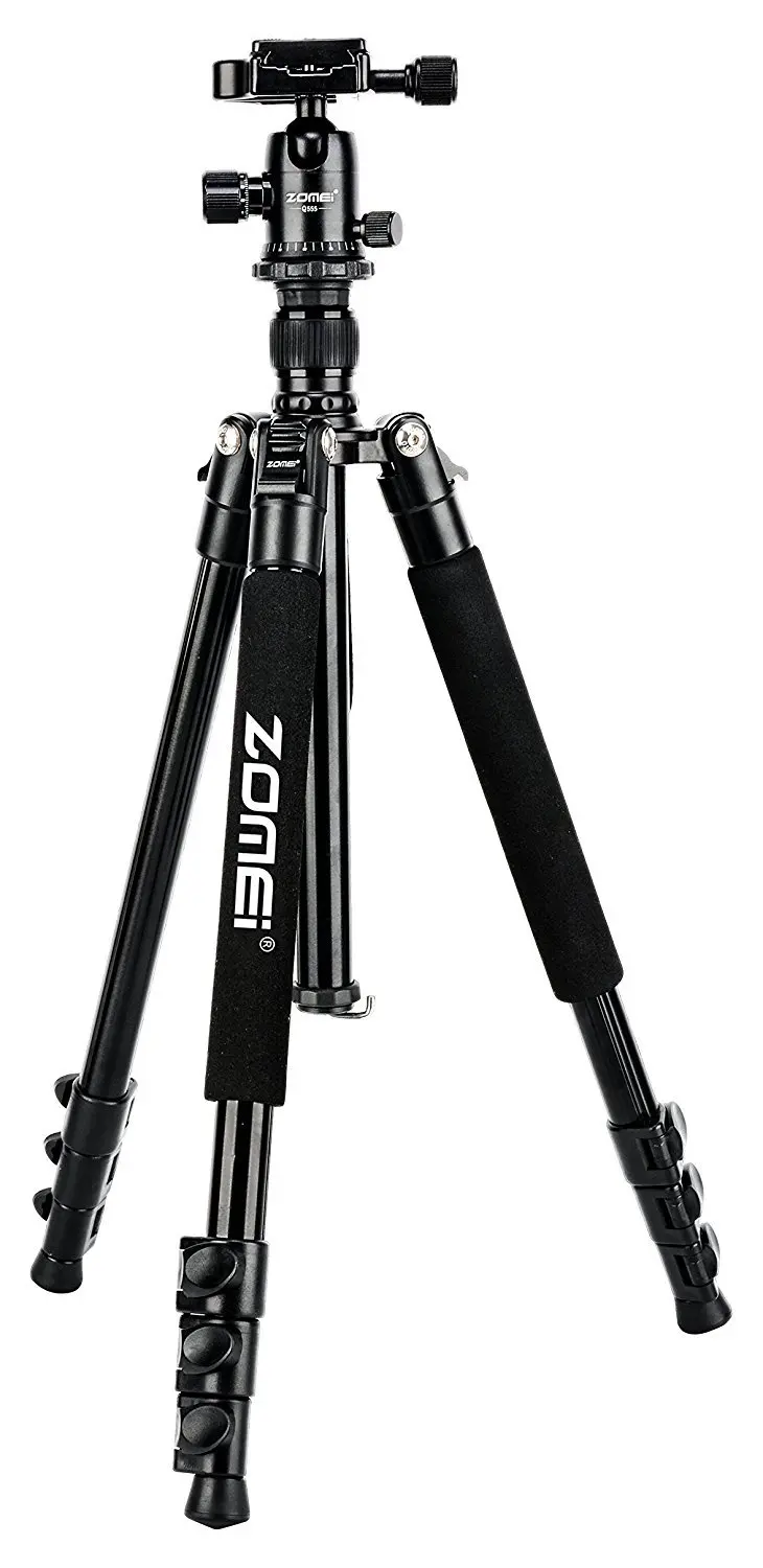 

Zomei Q555 Single-lens Reflex Camera Tripod Flexible Foldable Flip Buckle Type Photography Portable Tripod Cradle Head