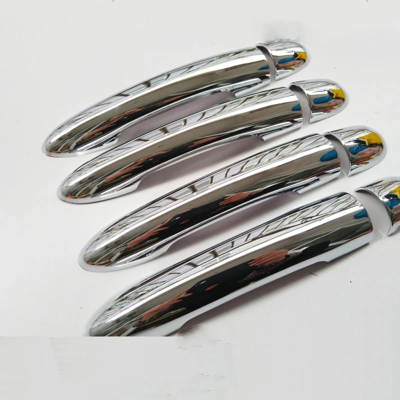 ABS Хромированная накладка на дверную ручку для Renault Megane ii 2 MK2 2002 2003 2004 2005 2006 2007 2008 стикер для стайлинга автомобилей Авто доступ