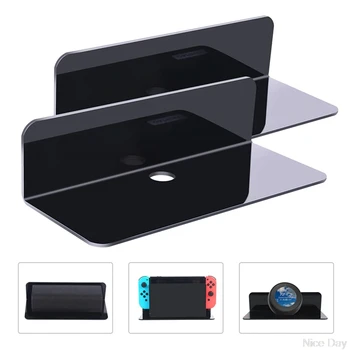 

2Packs Acrylic Floating Wall Shelves,Damage-Free Expand Wall Space,Small Display Shelf for Switch/Smart Speaker/Action My15 20