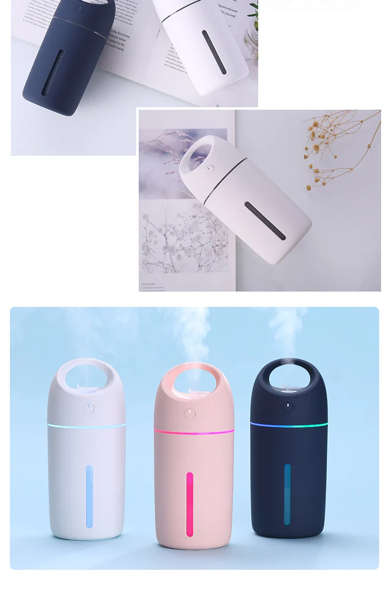 Цвета Camouflage Big Magic Cup Humidifier с возможностью зарядки по USB Портативный Батарея-немой ночник Спальня автомобиль установлен напрямую от производителя