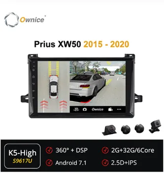 

Ownice 6Core Android 7.1 Car Player Radio GPS 360 Panorama Auto Stereo ForToyota Prius XW50 2015 - 2020 4G LTE DSP Optical