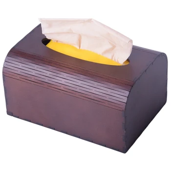 

European Creative Wooden Tissue Box Bedroom Living Room Bathroom Kitchen Tray
