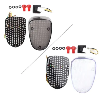 

Moto Brake Tail Light LED Turn Signal For Yamaha ROAD STAR 1999-2003 ROYAL STAR 1996-2008 V-STAR CLASSIC 1998-2008 Smoke Clear