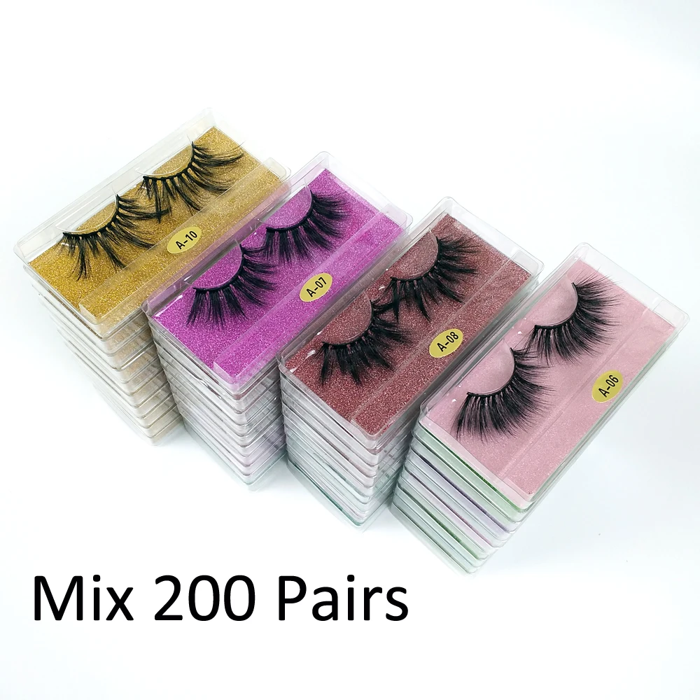 Wholesale 25mm Lashes 50/100/150/200 Pairs 25 mm False Eyelash Thick Strip Mink Lashes Makeup Dramatic Long Mink Eyelashes Bulk Wholesale 25mm Lashes 50/100/150/200 Pairs 25 mm False Eyelash Thick Strip Mink Lashes Makeup Dramatic Long Mink Eyelashes Bulk