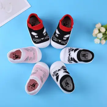 

Infants Floor Shoes Abrasion Resistant Toddler Knit Shoes Warm Baby Prewalker Anti Skid Rubber Bottom Babies for Boys and Girls