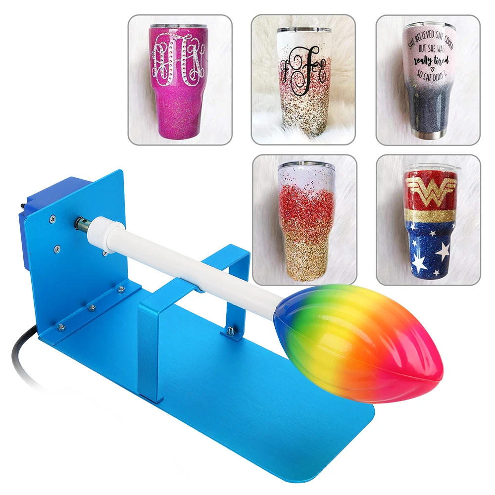 Cup Turner Spinner Kit for Crafts Tumbler Cup Tumbler Turner Machine For DIY Gitter Expoy Crafts