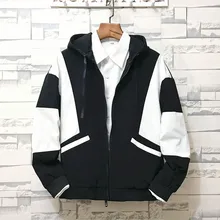 Rack Jacket Men's Fashion Hit Color Casual Hooded Jackets Mens Streetwear Wild Loose Hip Hop Bomber Jacket Men Outwear L-3XL Rack Jacket Men's Fashion Hit Color Casual Hooded Jackets Mens Streetwear Wild Loose Hip Hop Bomber Jacket Men Outwear L-3XL