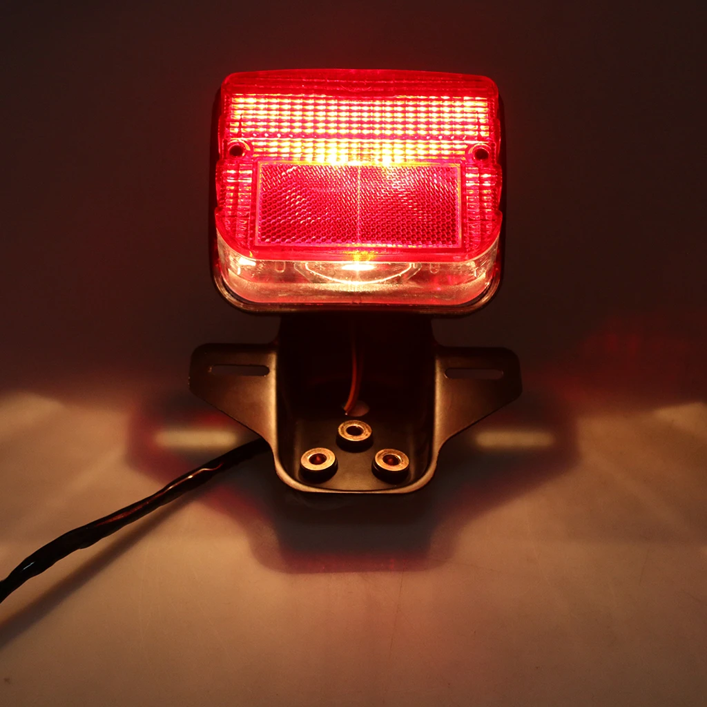 

Motorcycle Tail Light And Bracket with Bulb for Honda CG125 CT 70 CT 90