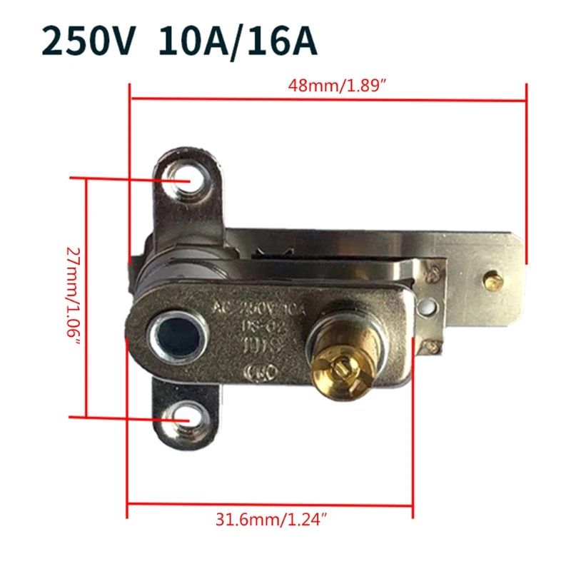 250V~10A Electric Pressure Cooker Parts Pressure Switch Thermostat Temperature Controller Temperature Limit Switch images - 6