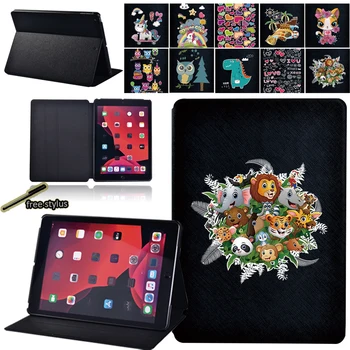 

Tablet Case For APPLE iPad 2019 7th 10.2 -Tablet Lightweight Hard Shell Pu Leather Smart Cover Case-1