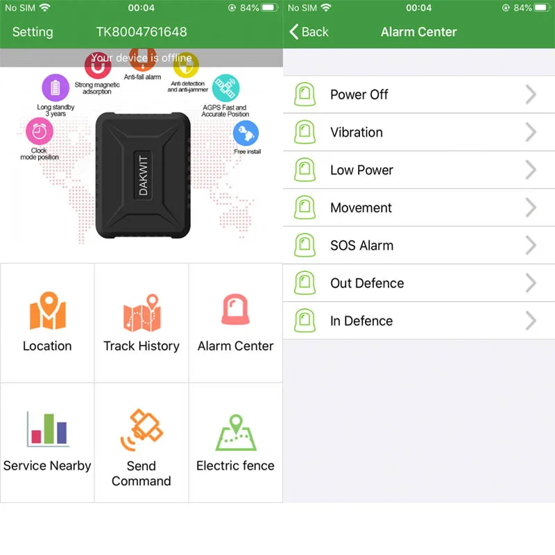 IMEI ID active lifetime use DAGPS GPS tracker car tracker all types GT02A TK200 TK210 TK206 TK800 work with gps110.org www.DAGPS.net