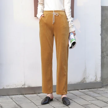 

Velvet Loose Pant Lace-up Tie
