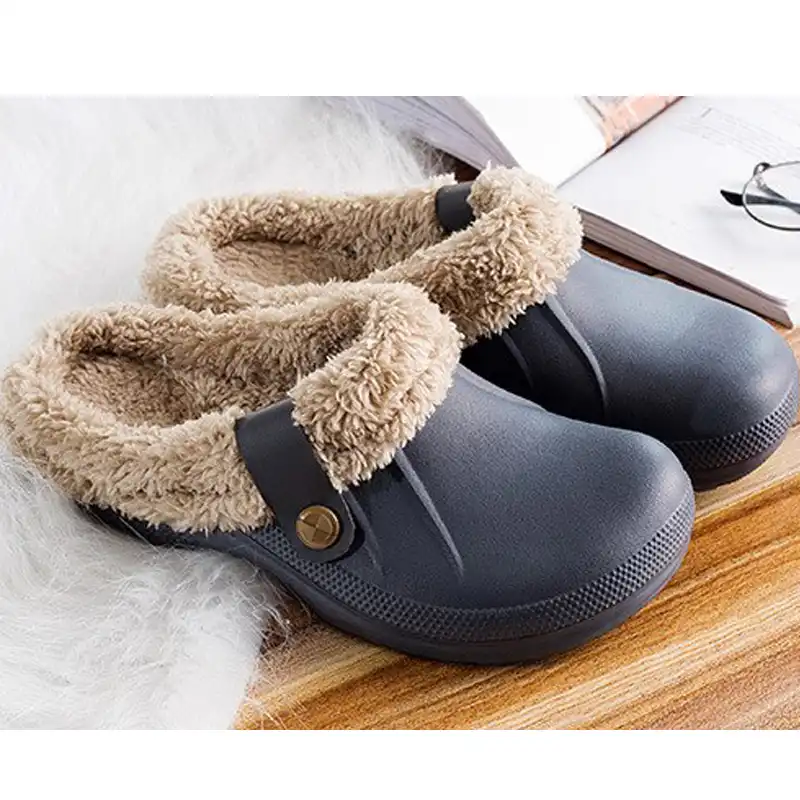 fleece lined garden clogs