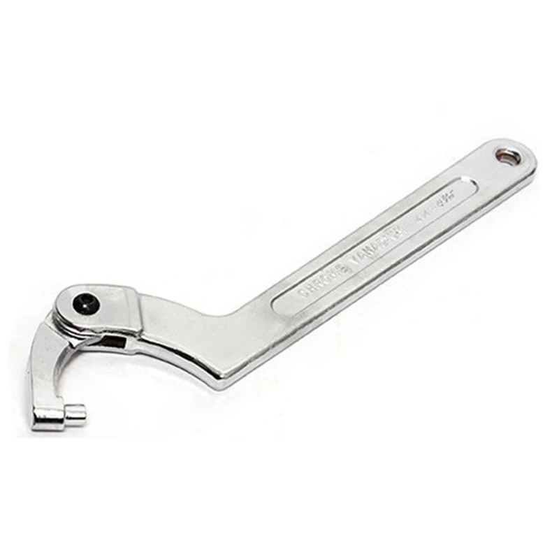 

Adjustable C Wrench Chrome Vanadium 115-170mm, with Scale Stainless Steel Hand Tool Round Head for Nut and Bolt