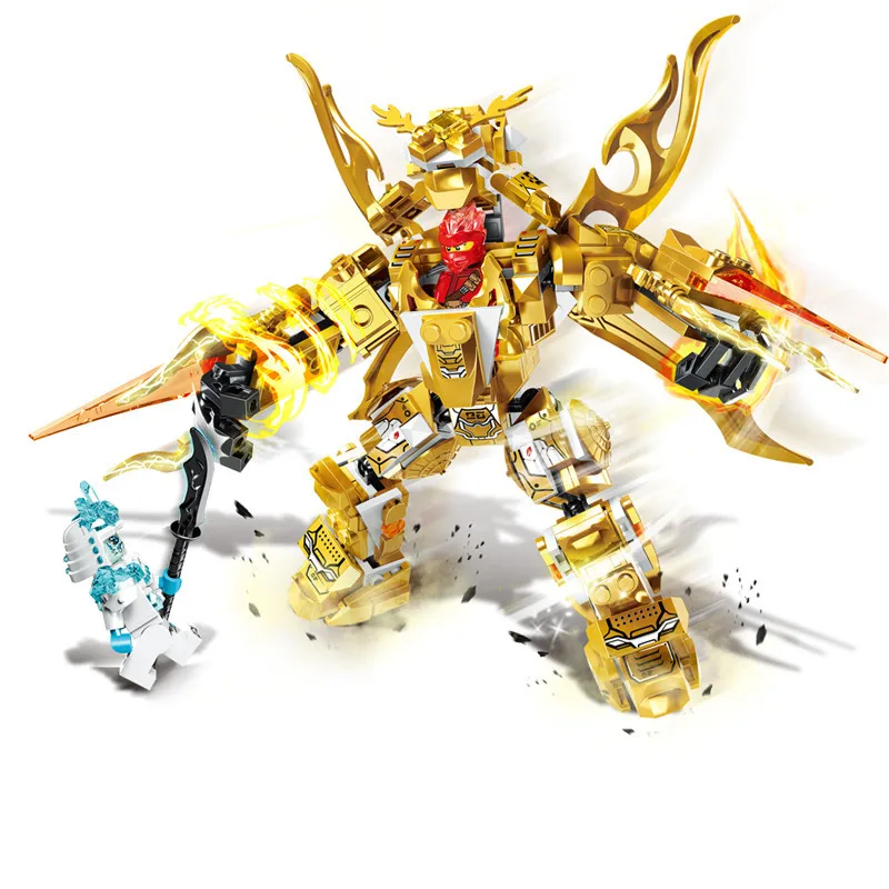 Pаспродажа Новинка 2019 серии ниндзя Ллойд Титанов Робот строительные блоки кирпичи модели Детские город Классические игрушки Совместимость фильм Marvel