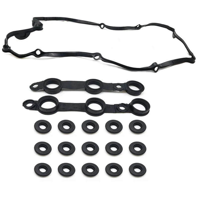 Valve Cover Gasket Kit 11120030496 for BMW E39 E46 E60 X3 525i 530i L6 2.5L 3.0L M54 11121437395