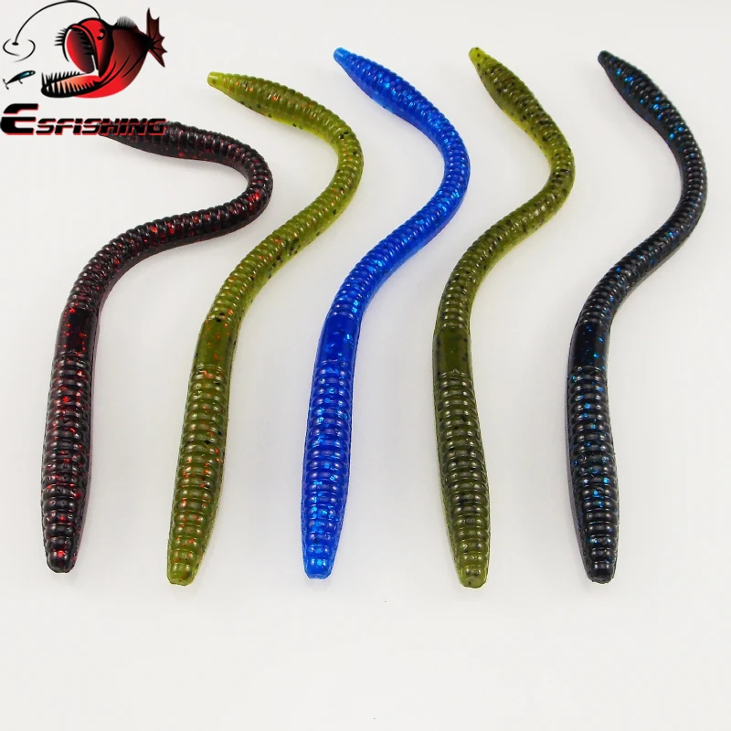 KESFISHING Fsihing Lure Trick Worm 160mm Bass Lures Best Soft