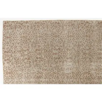 

Handmade Beige Vintage English English Area Rug 155x254 Cm-5'1''X8'4''
