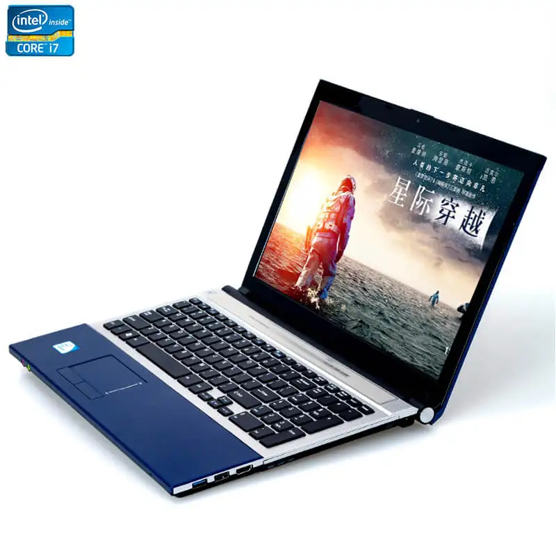 15 6 дюймовый процессор Intel Core i7 8 Гб ОЗУ 2 ТБ HDD Windows 7/10 система DVD RW RJ45 Wifi Bluetooth Функция