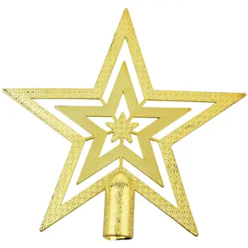 

NEW-Top of the Christmas tree Christmas star tree top star ornaments decorative Christmas tree 20 cm