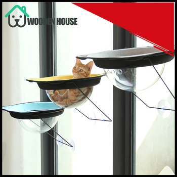 

Cat Hammock Beds Bearing 18kg Cat Window Lounger Suction Hammock Pet Cat Window shelf Comfortable Cat Ferret Pet Bed