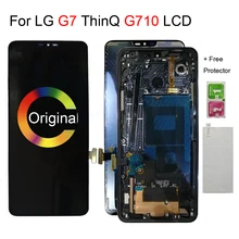 

ML1 2022 6.1"ORIGINAL For LG G7 ThinQ LCD Touch Screen Digitizer Assembly For LG G7 G710EMW Display with Frame Replacement