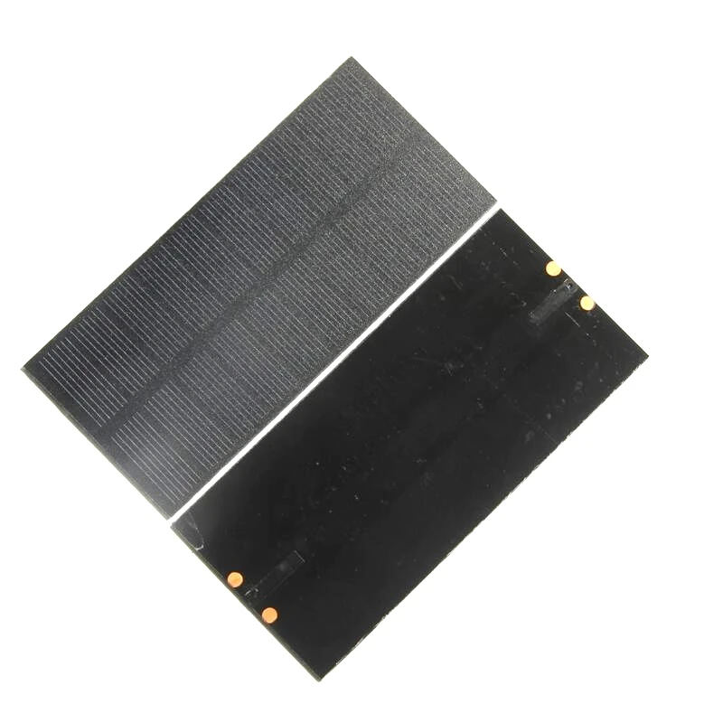 1,3 W 5V модуль солнечной батареи Модуль монокристаллический Солнечная панель своими руками на солнечных батареях Зарядное устройство для 3,7 v Батарея исследование 131*61 мм 10 шт./лот