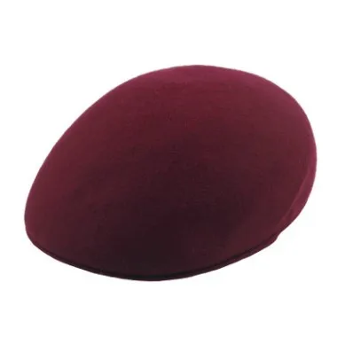 SILOQIN береты для женщин осень зима Модные чистые шерстяные береты Casquette элегантные женские Досуг Туризм теплые кепки с козырьками - Цвет: Red Wine