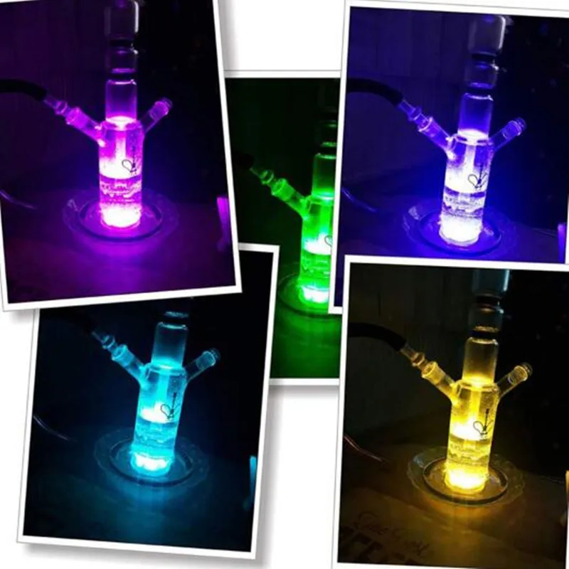 RGB погружной светильник на батарейках подводный Ночной светильник 10 светодиодов пульт дистанционного управления для наружная чаша садовые вечерние украшения