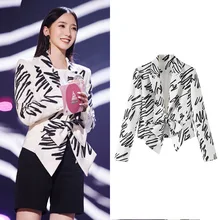 Новинка, красивая куртка с длинными рукавами и бантом, женская модная куртка с принтом граффити, новинка ранней осени, G0760