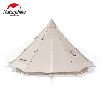 

Naturehike Glamping Series Cotton Camping Tent Waterproof Large Teepee Indian Pyramid Tipi NH Brighten 12.3