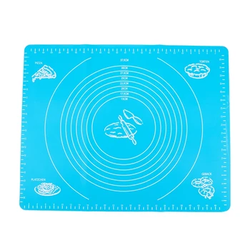 

Extra Large Silicone Baking Mat for Pastry Rolling with Measurements Pastry Rolling Mat, Reusable Non-Stick Silicone Baking Mat