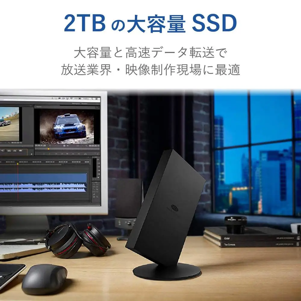 LaCie Bolt 3 2 ТБ профессиональный внешний SSD, Dual Thunderbolt 3, 40 ГБ/сек. скорость передачи данных STFF2000400