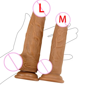 Realistic Dildo With Ball Sex Toy for Women Penis with Strong Suction Cup Vagina G-spot Anal Plug Massager Female Masturbation 4