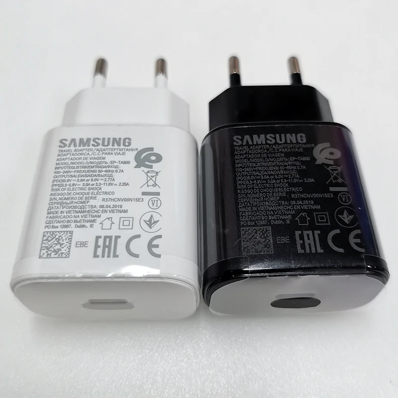 Быстрое зарядное устройство для samsung Note 10 супер быстрое зарядное устройство PD 25 Вт Супер адаптер питания для быстрой зарядки type C для Galaxy Note 10 S10 Plus