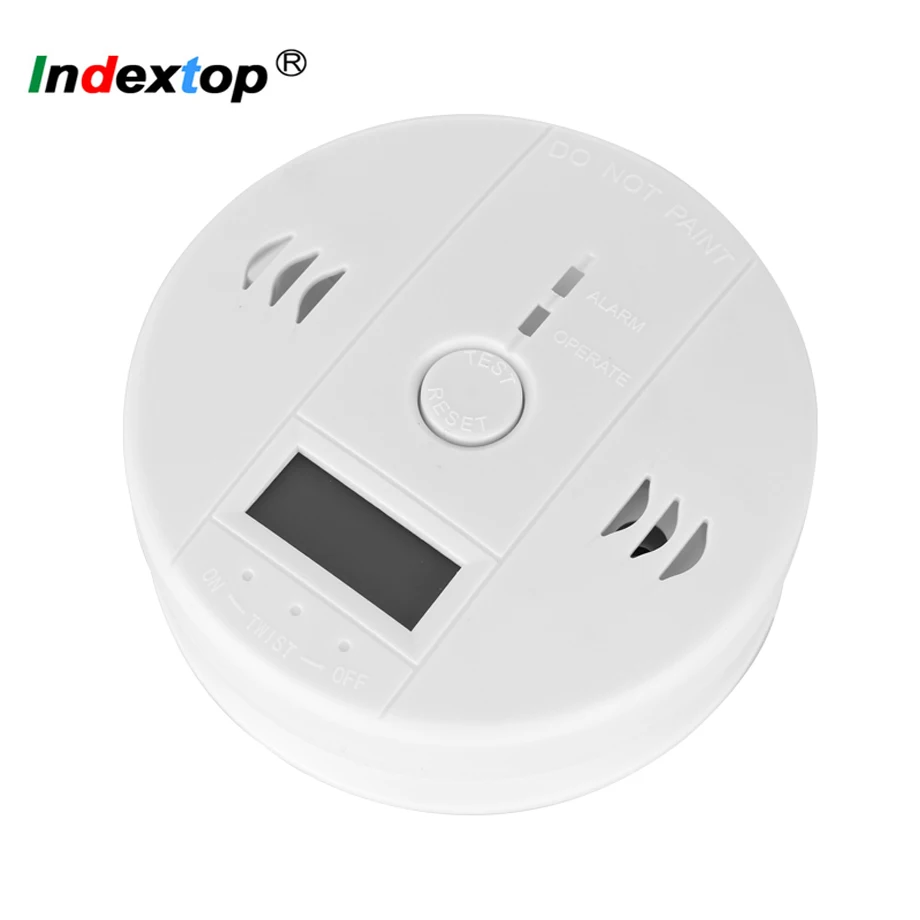 LCD CO Sensor Work Alone Built In 85dB Siren Sound Independent Carbon Monoxide Poisoning Warning Alarm Detector gas leak detector