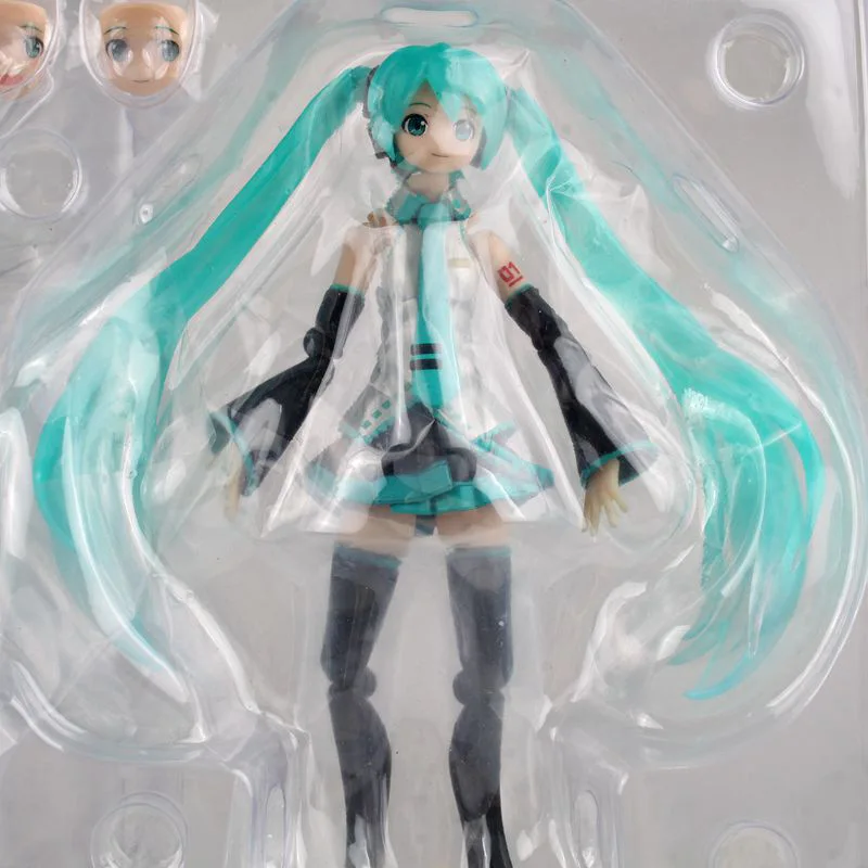 Аниме Сексуальная свободная B-style Figma 394 200# Hatsune Miku V4X вокал Ver милые игрушки для девочек ПВХ фигурка Коллекционная модель LELAKAYA - Цвет: C With color box