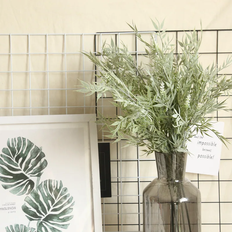 

Artificial Bamboo Leaf Soft Rubber Decorative Grass Plant for Home Decoration Wedding Plant Wall