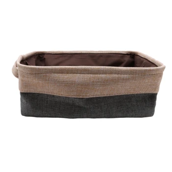 

Coverless Canvas Desktop Nano Box Cosmetics Storage Box Desk Stationery Storage Basket Cosmetics Sundry Finishing Box