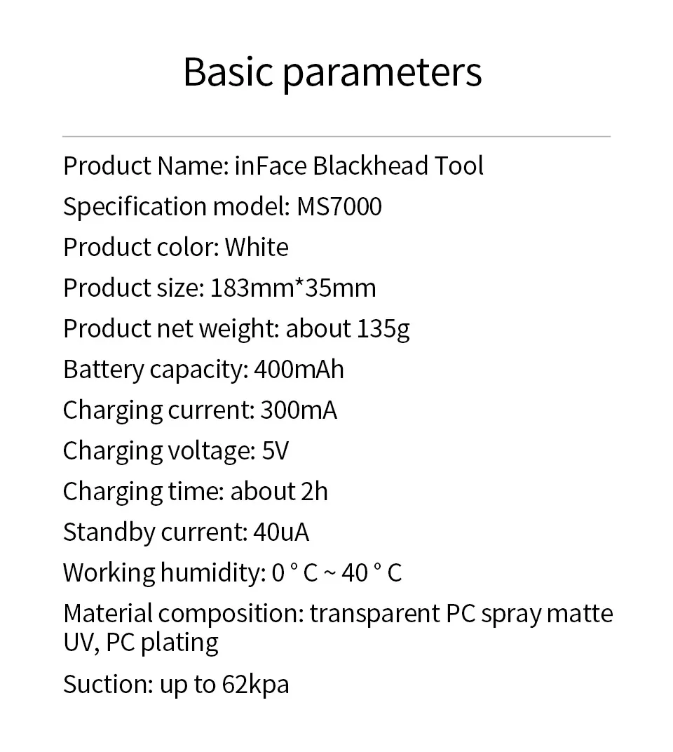 Xiaomi InFace электрический прибор для удаления черных точек вакуумное всасывание дермабразия акне пилинг для пор лица чистый уход за кожей лица Красота Инструменты