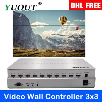 

YUOUT YD-HTV09 3x3 2x4 4x2 HDMI Video Wall Controller 3x3 HDMI VIDEO WALL CONTROLLER