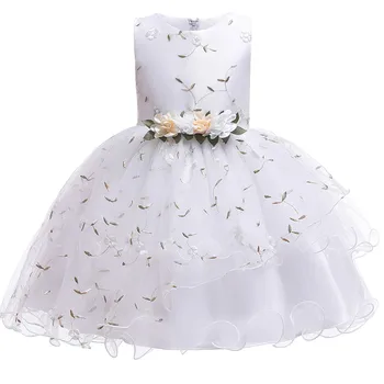 

Wedding Dresses For Kids Girl Formal Clothes Flower Girl Dress First Communion Costume Party Dress For Girls Wedding Costume
